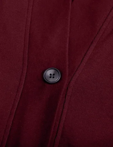 Vista 4 de Miusey Sudadera con capucha para mujer, diseño contemporáneo con parte delantera abierta, talla M 2X