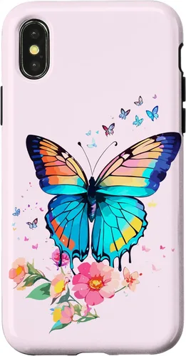 Vista 5 de iPhone 16 Mariposa Hermosa Mariposas Coloridas Amante Entomólogo Caso