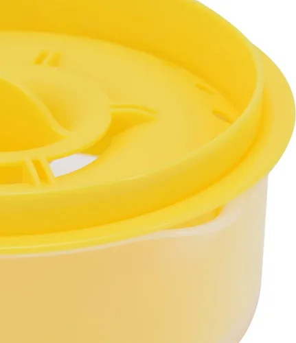 Vista 7 de Separador de huevos, fácil de, separa hasta 6 yemas, no, reutilizable para panadería casera (amarillo)
