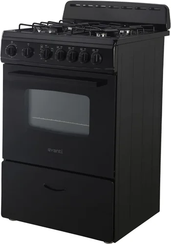 Vista 2 de Avanti Horno de Gas, Diseño Compacto Independiente, 4 Quemadores Sellados con Encendido Electrónico, Capacidad de 2.6 pies cúbicos. Cuenta con Cajón