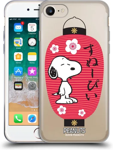 Vista 132 de Carcasa de gel para iPhone 7 Plus/iPhone 8 Plus, diseño de Snoopy Oriental de Peanuts, Badges