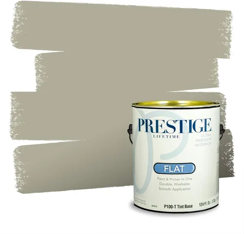Vista 51 de Prestige Paints - Pintura exterior e imprimación en uno, 1 galón, plano, compatibilidad comparable con el color menta «Whipped Mint» de Behr