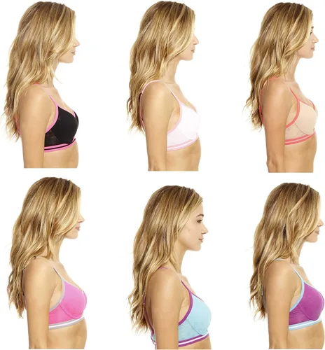 Vista 3 de Just Intimates Bras for Women - Petite to Plus Size Full Figure Pack of 6