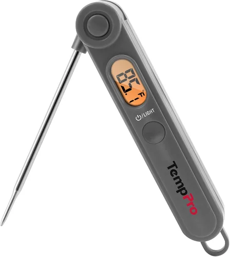Vista 12 de TempPro TP03B Digital Meat Thermometer for Cooking, Instant Read Thermometer with Backlight, Kitchen Food Thermometer for Grill Smoker BBQ Oil Deep