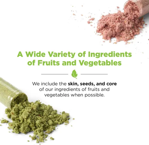 Vista 3 de Balance of Nature Whole Health System - Frutas y verduras integrales y suplementos de fibra y especias - 30 porciones cada una