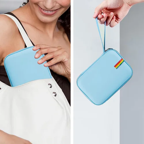 Vista 6 de Leayjeen Funda de viaje portátil - Estuche protector de carcasa dura para inhalador de asma