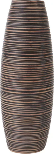 Vista 9 de Leewadee - Florero de piso marrón para hierba de pampas, florero grande para decoración del hogar, 13 pulgadas, resina Deco Vase for sideboard &