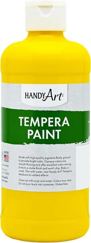 Vista 50 de Handy Art Pintura al temple premium, negro, botella de pinta de 16 oz