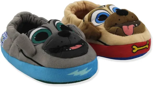 Vista 3 de Pantuflas Aline de peluche para cachorros y niños pequeños