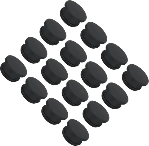 Vista 26 de MECCANIXITY Tapones de silicona con bloqueo de clic para cubrir agujeros de panel, sello de panel de goma tipo empotrado redondo para antepechos