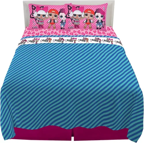 Vista 46 de Franco - Juego de sábanas de microfibra súper suave para niños, tamaño matrimonial, Baby Shark