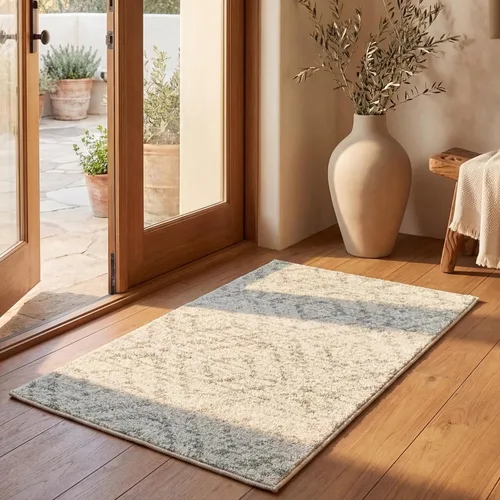 Vista 12 de SAFAVIEH Colección Adirondack Alfombra Decorativa - 2'6" x 4', Negro y Marfil, Diseño Moderno Desgastado, No Desprende Pelusa y Fácil Cuidado, Ideal