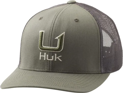 Vista 32 de HUK - Gorra de camionero de malla para hombre con cierre a presión Gorra de pesca antirreflectante