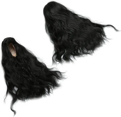 Vista 8 de Peluca de muñeca de 1/6, suave al tacto, recortable, resistente al calor, articulada, peluca de muñeca con flequillo, accesorios de decoración