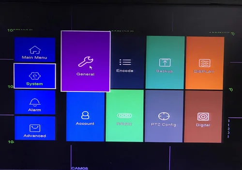Vista 7 de 4ch 8ch 16ch dvr