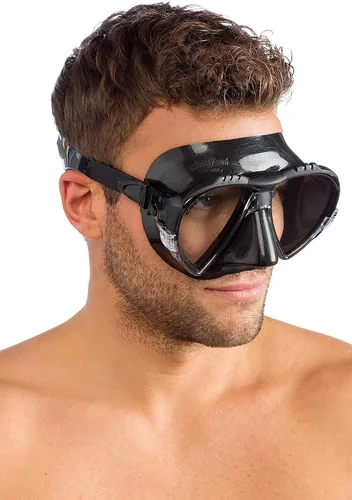Vista 6 de Cressi Matrix 2-Lens Masks, Black/Black