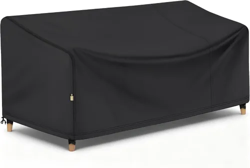 Vista 10 de Arcedo Fundas impermeables de 2 plazas para muebles de patio, resistente a la intemperie, funda de sofá para silla de exterior, 54 pulgadas de ancho