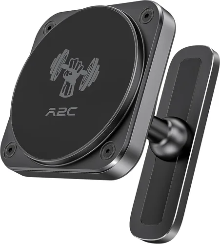 Vista 9 de A2C Gym - Soporte magnético para teléfono, base de aluminio duradera para superficies metálicas y no metálicas, compatible con MagSafe iPhone 12-17