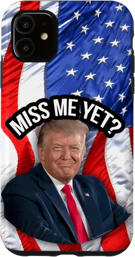 Vista 8 de iPhone 16 Anti-Biden Donald Trump Miss Me Yet Funny Political 2024 Case