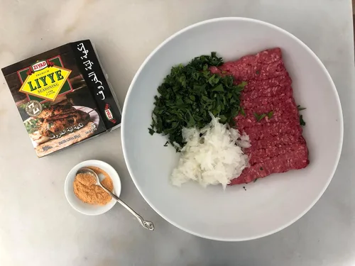 Vista 9 de Ziyad Liyye premium, polvo sazonado de cordero, mejora la carne, pollo, arroz, pilafs, verduras asadas y sopas. 5 paquetes, 0.35 oz por paquete