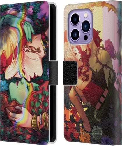 Vista 43 de Head Case Designs Officially Licensed Batman DC Comics Batman #609 Hush Gotham City Sirens Leather Wallet Case Compatible with Apple iPhone 7/8 / SE