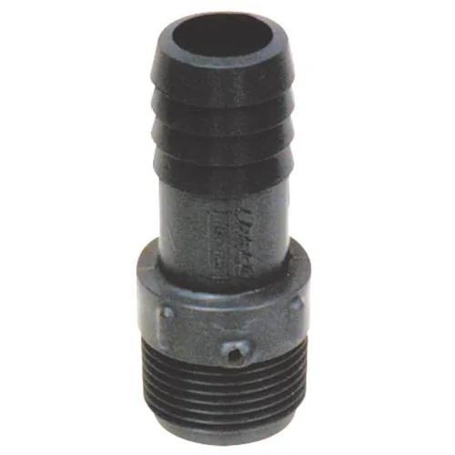 Vista 4 de Spears Serie 1436 Conexión de Tubo de PVC, Adaptador, Cédula 40, Gris, 1/2" con Púas x NPT Macho