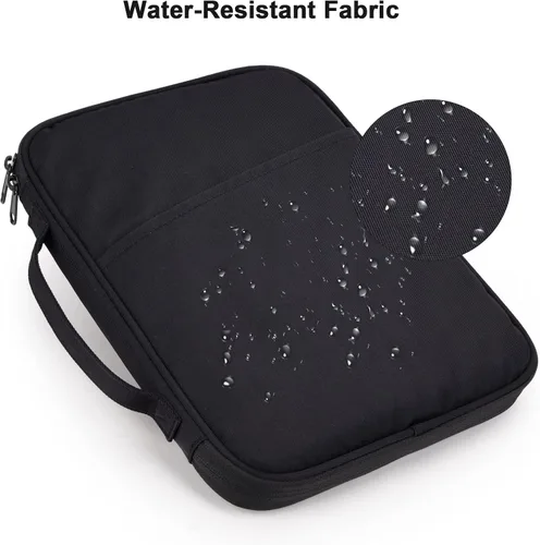 Vista 4 de Funda de transporte para iPad de 9 a 11 pulgadas, bolsa acolchada para tableta de viaje para iPad Pro de 11 pulgadas (M4), iPad 10.9