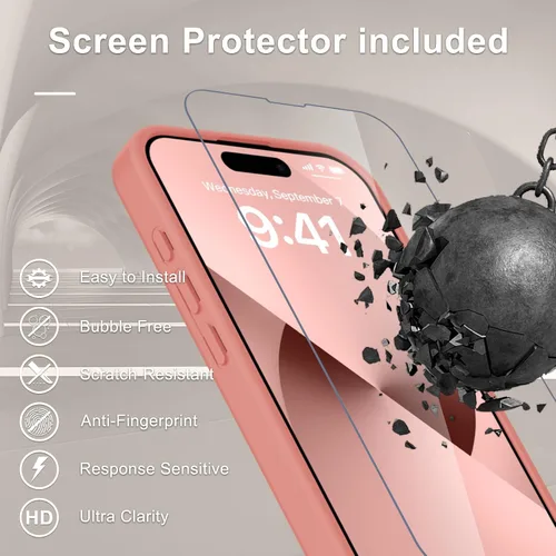 Vista 726 de Funda para Google Pixel 10 Pro XL, cubierta magnética mate, color negro Fit for MagSafe, Screen Protector included, Shockproof Military Grade