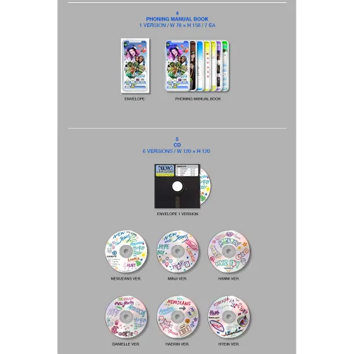 Vista 5 de dreamus NewJeans - 1st EP 'New Jeans' album [Bluebook ver] (HYEIN)
