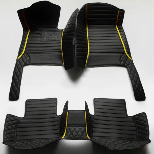 Vista 15 de Alfombrillas personalizadas Yaruicar para 99.99% de sedanes, SUV, autos deportivos, para hombres y mujeres, protección completa, almohadillas Negro