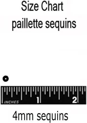 Vista 2 de Paillettes de lentejuelas redondas planas de 0.157 in ~ Premium Brown Bronze Matte Silk Frost ~ Lentejuelas sueltas para bordar, novia, apliques
