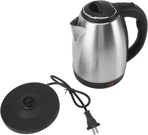 Vista 9 de Zerodis Hervidor eléctrico, hervidor de té de ebullición rápida de 2 litros con forro de acero inoxidable, apagado automático, caldera de agua