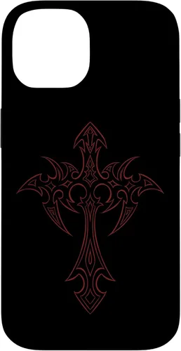 Vista 4 de Y2k Mall Goth Grunge Aesthetic Gothic Cross Case for iPhone 17