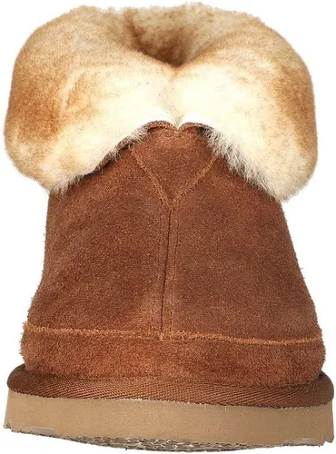Vista 4 de PAMIR Botines de piel de oveja para hombre con espuma viscoelástica para interiores y exteriores