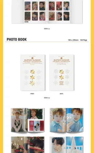 Vista 2 de SUPER JUNIOR Vol.2 The Road : Celebration 11th Album Poster+Photobook+Photocard+Tracking Random Version