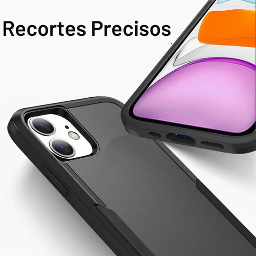 Vista 7 de Funda compatible con iPhone 11, protección resistente, a prueba de golpes, a prueba de caídas, a prueba de polvo, antiarañazos, para 11, color negro