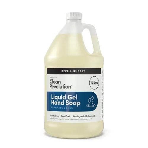 Vista 41 de Clean Revolution Jabón de manos en gel líquido, líquido sedoso rico, espuma rápida, enjuague rápido, contiene aceites esenciales reales