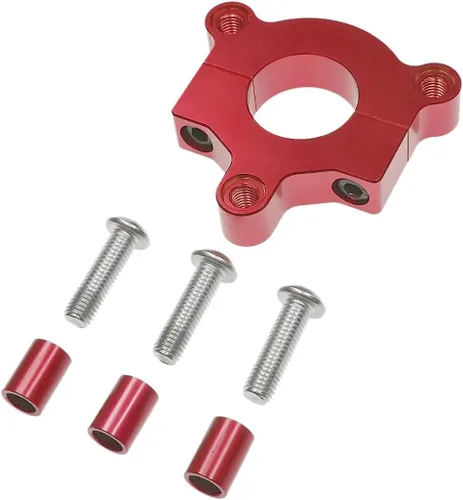 Vista 4 de Piñón CNC 44T con adaptador de 1.5 "Se adapta a bicicletas motorizadas de 60cc 66cc 80cc (rojo)