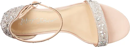Vista 5 de Blue by Betsey Johnson SB-MARI - Sandalias de tacón para mujer, Azul
