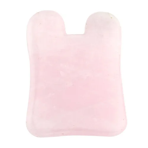 Vista 7 de Bonito raspador de piedra Gua sha tabla de raspar herramientas de masaje (aventurina verde rosa cóncava)