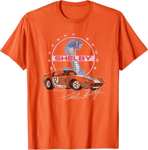 Vista 7 de Carroll Shelby Daytona Coupe Circle Logo Camiseta, Gris