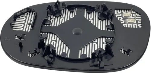 Vista 3 de Espejo calefactable para el lado del pasajero, compatible con Dodge Challenger 2008, 2009, 2010, 2011, 2012, 2013, 2014, 2015, con soporte trasero