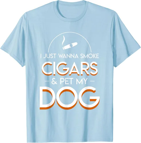Vista 62 de Solo quiero fumar cigarros y mascotas a los amantes de los perros de mi perro, Negro, S