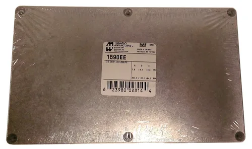 Vista 35 de Hammond Manufacturing 1590B DIECAST Caja 4.4X2.3X1.1 Plateado