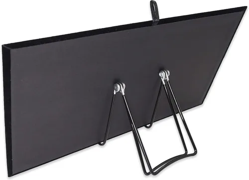 Vista 8 de CuteBox Bandeja de plástico negro con inserto de almohadilla dorada en U para venta al por menor, mercancía, joyería, exhibición, organización
