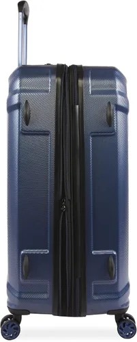 Vista 2 de Original Penguin Gibson - Juego de maleta expandible de 3 piezas con ruedas giratorias, color azul metálico, Azul metálico, Gibson - Juego de 3