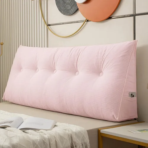 Vista 13 de Almohada triangular para cabecero, almohada de cuña grande lavable para el cuerpo, soporte de posicionamiento del respaldo, almohadas de lectura