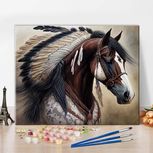 Vista 12 de TUMOVO Pintura por números para adultos, kits de pintura de playa por números, pintura al óleo de paisaje costero colorido para adultos, kit