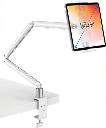 Vista 10 de Soporte de monitor portátil 15.6", soporte de brazo de tableta resistente Negro