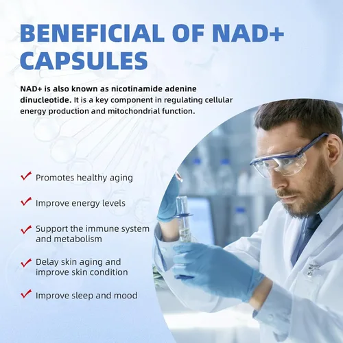 Vista 3 de Suplemento NAD liposomal para mujeres: Suplemento NAD+ con Resveratrol 550MG Apoyo Reparación Celular Apoyo Energía y Envejecimiento Saludable